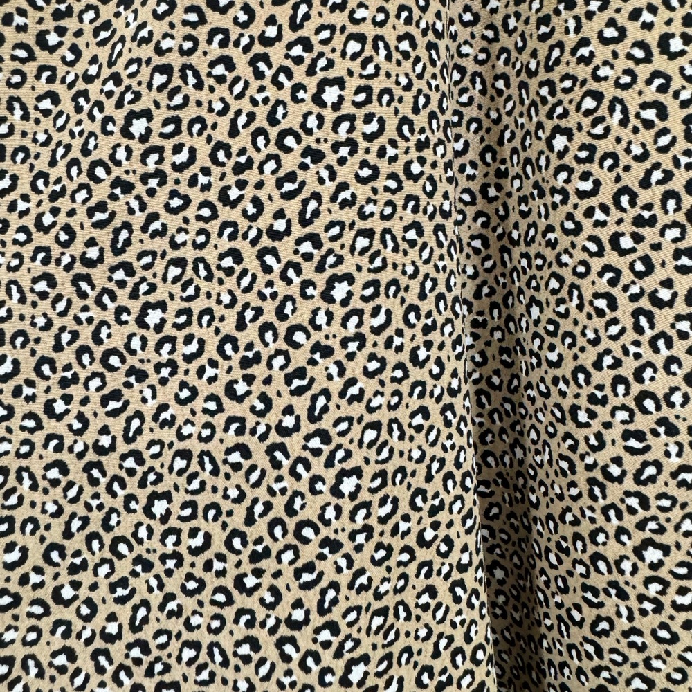 Fun and flirty light leopard print top